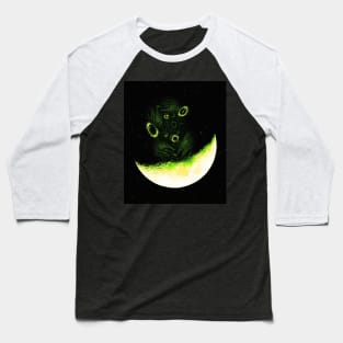 Dark Moon Monster Baseball T-Shirt